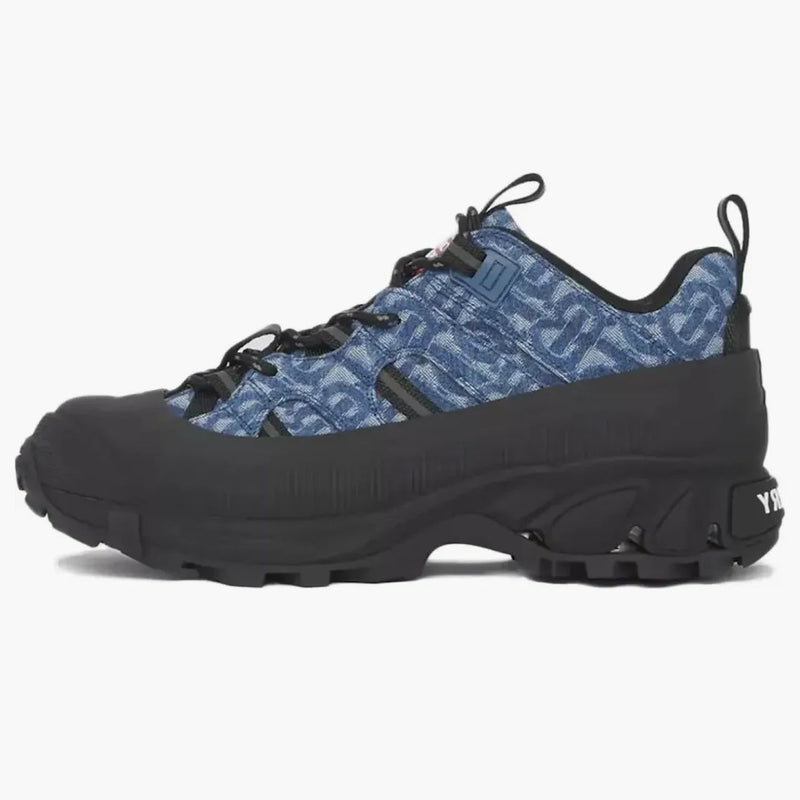Burberry Arthur Monogram Print Denim Black (women's)