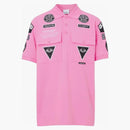 Burberry Bubblegum odznak-Applique Polo Pink