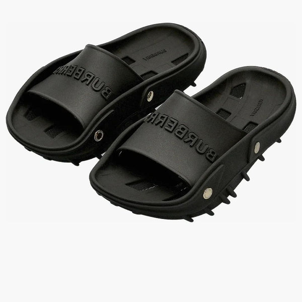 Burberry Bucklow Rubber Slide Black (women's)