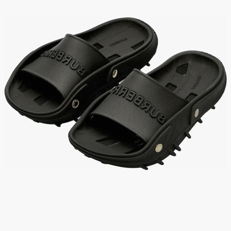 Burberry Bucklow Rubber Slide Black (women's)