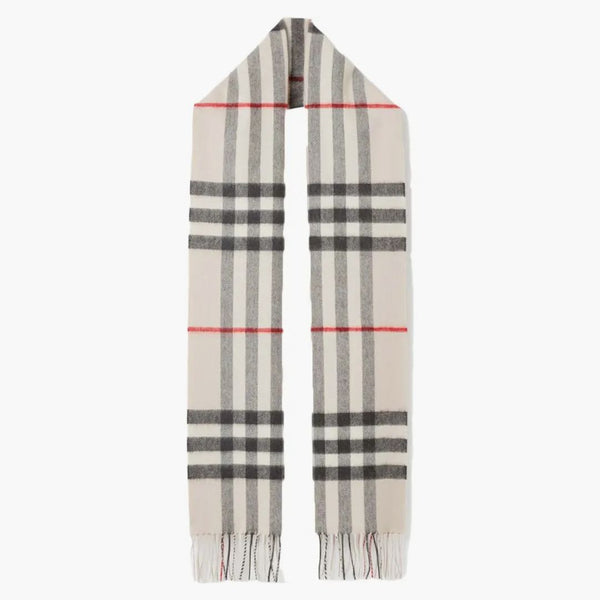 Burberry Burberry Check Cashmere Scarf Stone