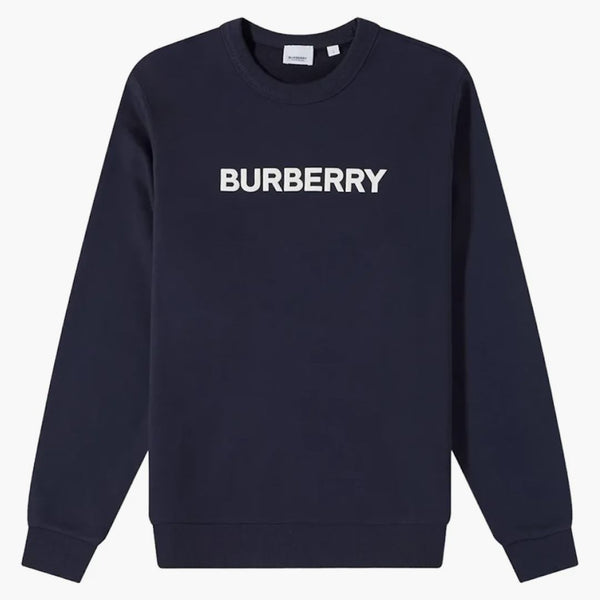 Burberry Burlow Logo Crew Sweater Dark Charcoal Blue