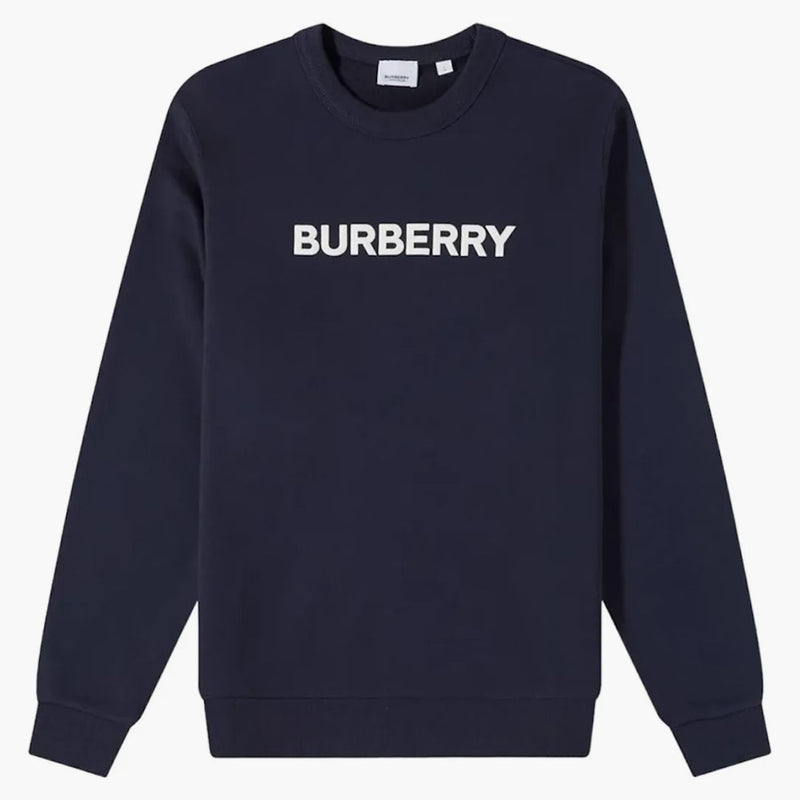 Burberry Burlow Logo Crew Sweater Dark Charcoal Blue