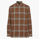 BURBERRY BLAKOVENÍ Zkontrolujte tričko hnědé