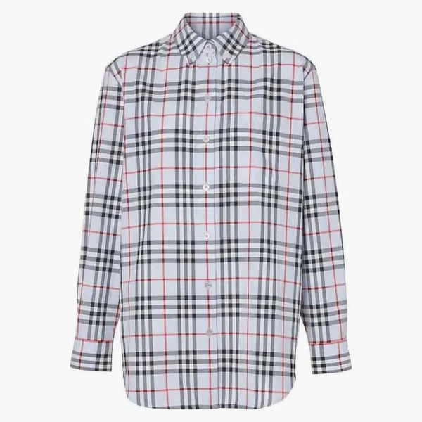 Burberry Button-Down Collar Vintage Controllo Shirt Blue