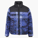 Burberry Kamuflage zkontrolujte termoregulovaný pufr dolů bunda modrá/černá