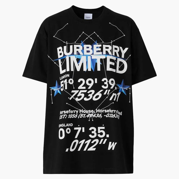 Burberry carrick stjärna t-shirt svart