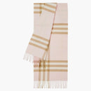 Burberry the Classic Check Cashmere Scarf Alabaster