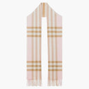 Burberry the Classic Check Cashmere Scarf Alabaster