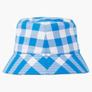 Burberry Check Baseball Cap Blue/White