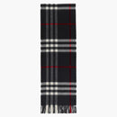 Burberry Check Cashmere Scarf Navy