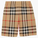 Burberry Check Cotton Jacquard Shorts Archive Beige