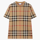 Burberry Check Cotton Jacquard T-Shirt Archive Beige
