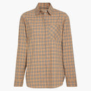 Burberry Check Cother Shirt Beige