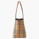 Burberry Check Cotton Small London Dead Bag Briar Brown/Black