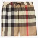 Burberry Check Drawcord Swim Shorts Archive Beige