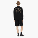 Burberry Check EKD bavlněná mikina černá