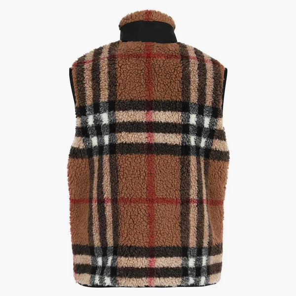 Burberry Check Hillend Vests Brown Check