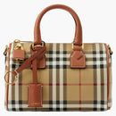 Burberry Check Mini Bowling Bag Archive Beige/Briar Brown