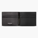 Burberry Check mone money clip del portafoglio bifold beige