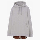 Burberry Check Panel Cotton Soodie Gray/Check Brown