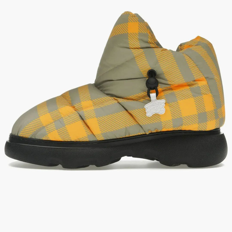 Burberry Check Pillow Cizme bej galben