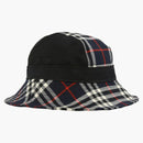 Burberry Check Print Bucket has Navy