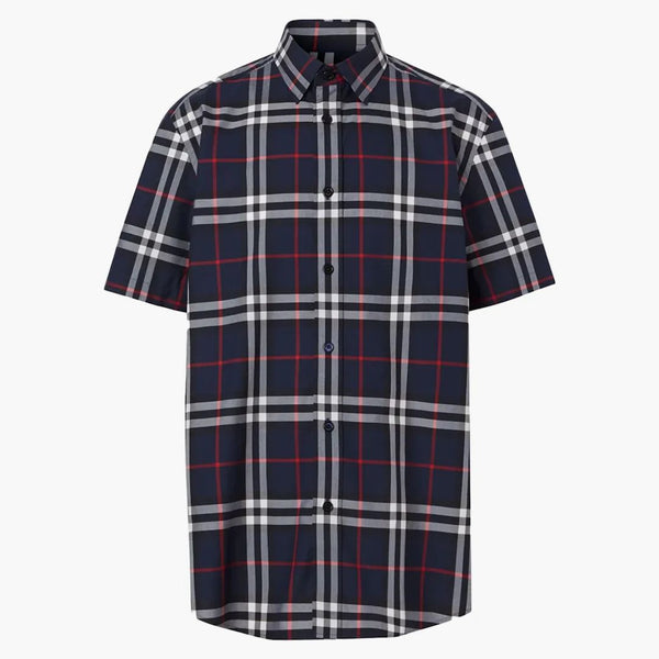 Burberry Controlla stampa S/S Shirt Navy