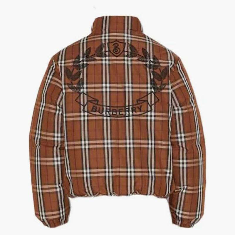 Burberry Check Buffer Jacket Dark Birch Brown