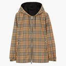 Burberry Controllo Archivio con cappuccio con cappuccio reversibile beige