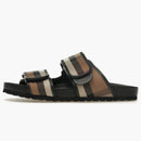 Burberry Check Sandals Birch Brown Black