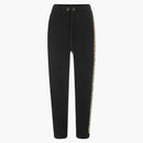 Burberry Check Stripe Track Pants Black