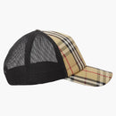 Burberry Check and Mesh Cap Archive Beige