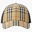 Burberry Check and Mesh Cap Archive Beige