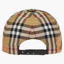 Burberry Checked Baseball Cap Antique Yellow Rainbow