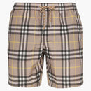 Shorts da nuoto a controllo Burberry Beige/Yellow