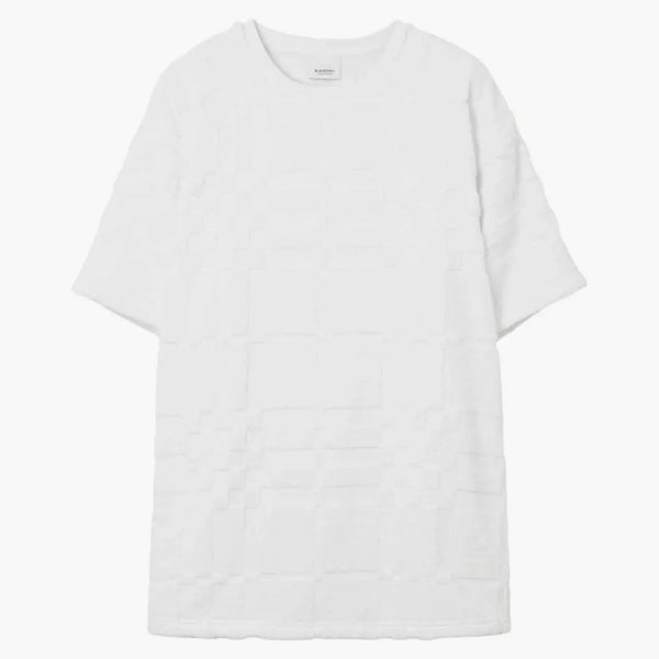 Burberry kontrollerad Terry T-shirt vit