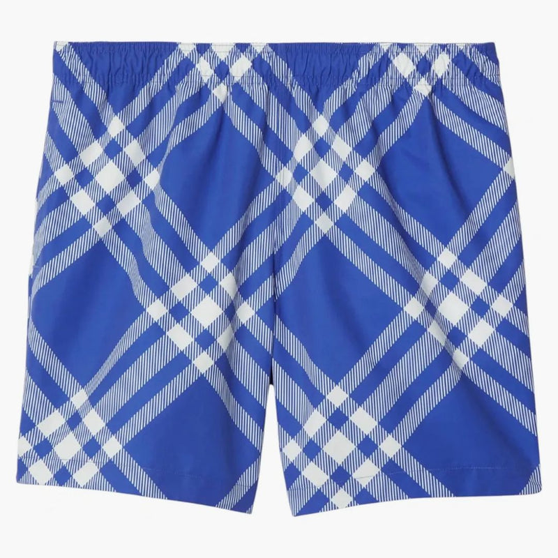 Burberry Check-print Swim Shorts Blue/white