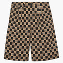 Burberry Chquer Jacquard Tailored shorts archive beige/Brown