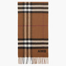 Burberry Classic Check Fringed Scarf Birch Brown/Multicolor