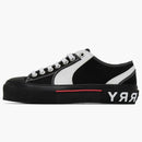 Burberry Colorblock Low Top Canvas Sneaker Black White