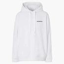 Burberry Constellations Print Cotton Hoodie White