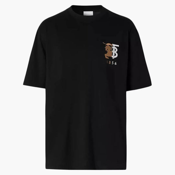 T-shirt logo Burberry Contrast Black