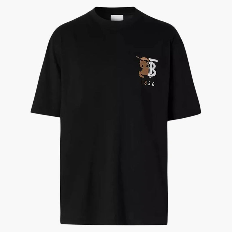 Burberry kontrastlogo t-shirt svart