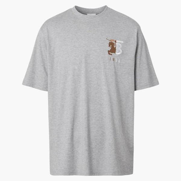 T-shirt logo Burberry Contrast Grey