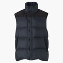 Burberry Convertibledová polstrovaná bunda černá