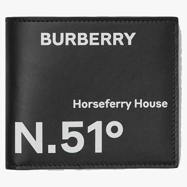 Burberry Coordinates Print Bifold Wallet Black/white