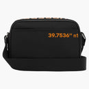 Burberry Coordinates-Print Econyl Crossbody Bag Black/Orange