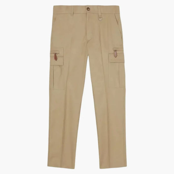 Burberry Cotton Cargo Pants Beige