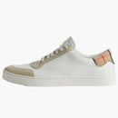 Burberry Cotton Check Sneakers White neutral